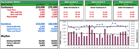 Customer Dashboard Example